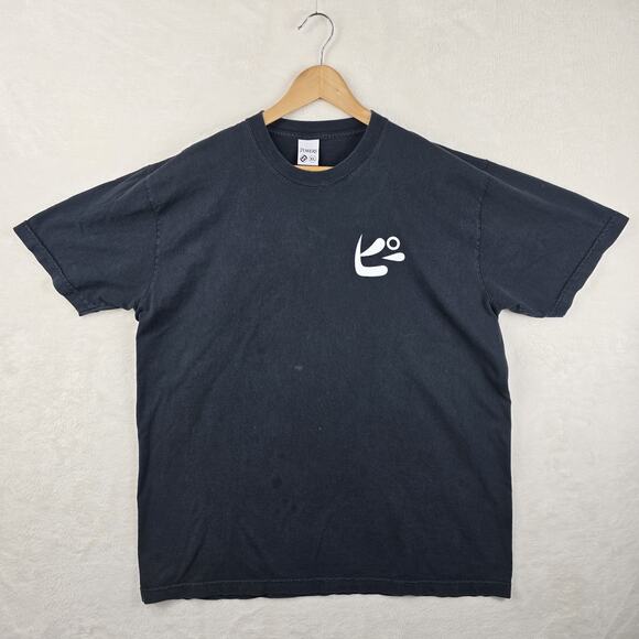 Powers Supply Black Shirt Mens XL Logo Skate Streetwear Stained - Picture 4 of 11